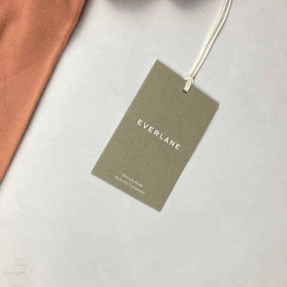 NWT Everlane Supima Scoop Back Long Sleeve Shirt Women's Size XL - Picture 6 of 14